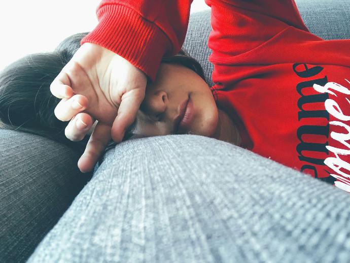 Image d'une femme fatiguée