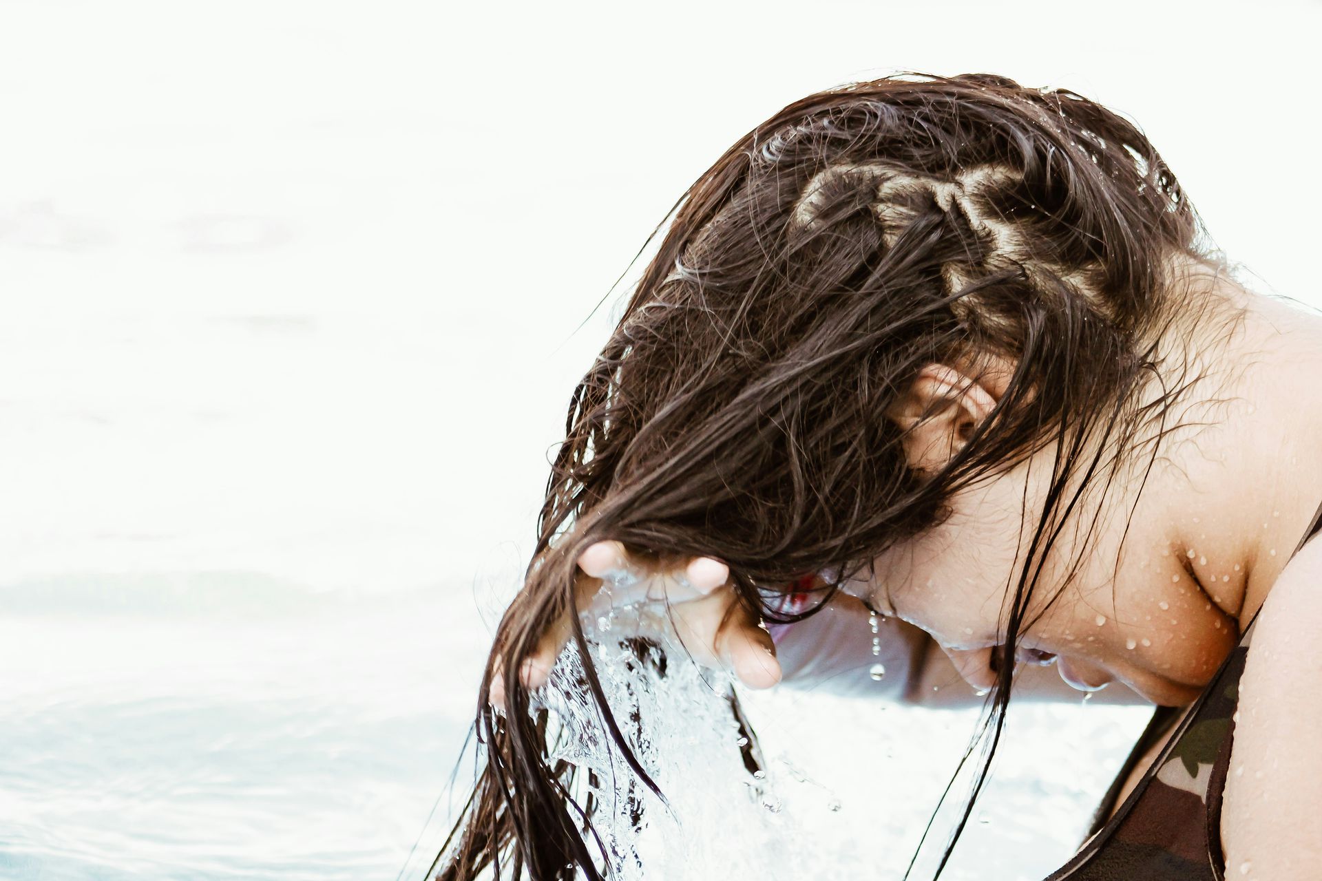 Image de cheveux mouillés