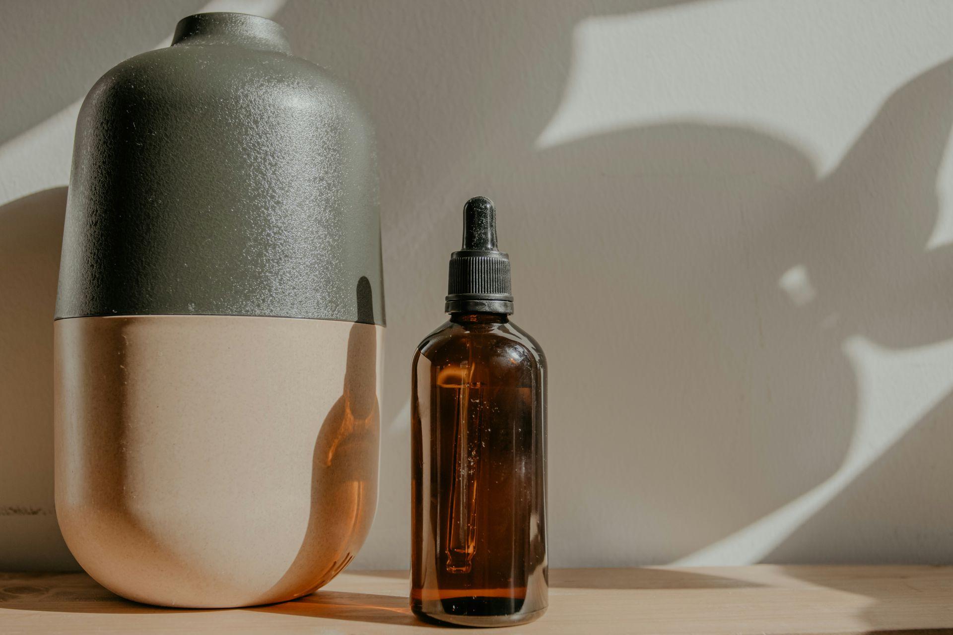 Image d'une bouteille d'huile végétale