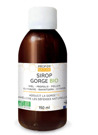Sirop gorge adulte Propos'Nature