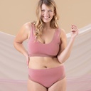 Culotte Menstruelle Taille Haute - Montana - Rose