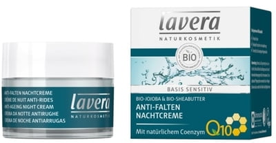 'Basis Sensitiv' Anti-Falten Nachtcreme Q10
