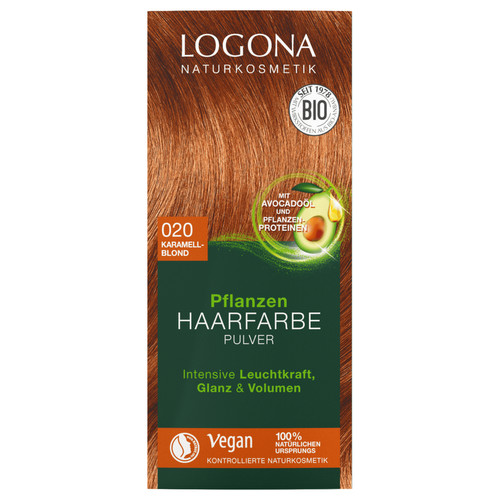 Plantaardige Haarverf Poeder 020 Caramel Blonde