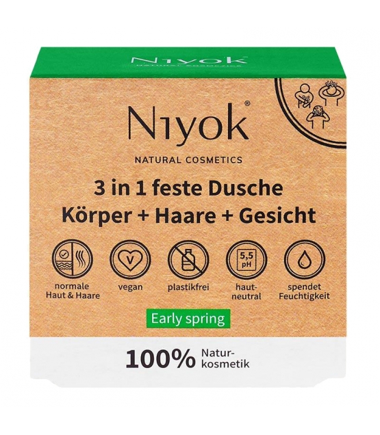 3 in 1 Vaste Douche-Shampoo - Early Spring - bio