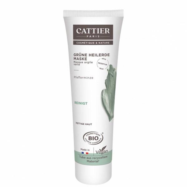 Groene klei masker