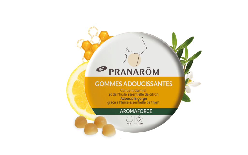 Organic honey/lemon softening gums
