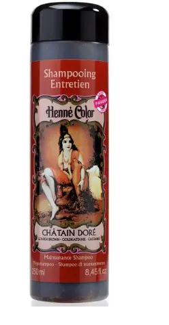 Shampoing au henné Châtain doré