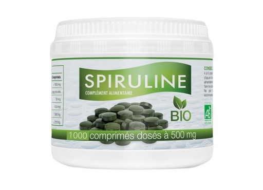 [GH014] Spirulina in tabletten (500 mg) - bio
