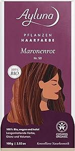 [AL016] Pflanzliche Haarfarbe: Kastanienrot